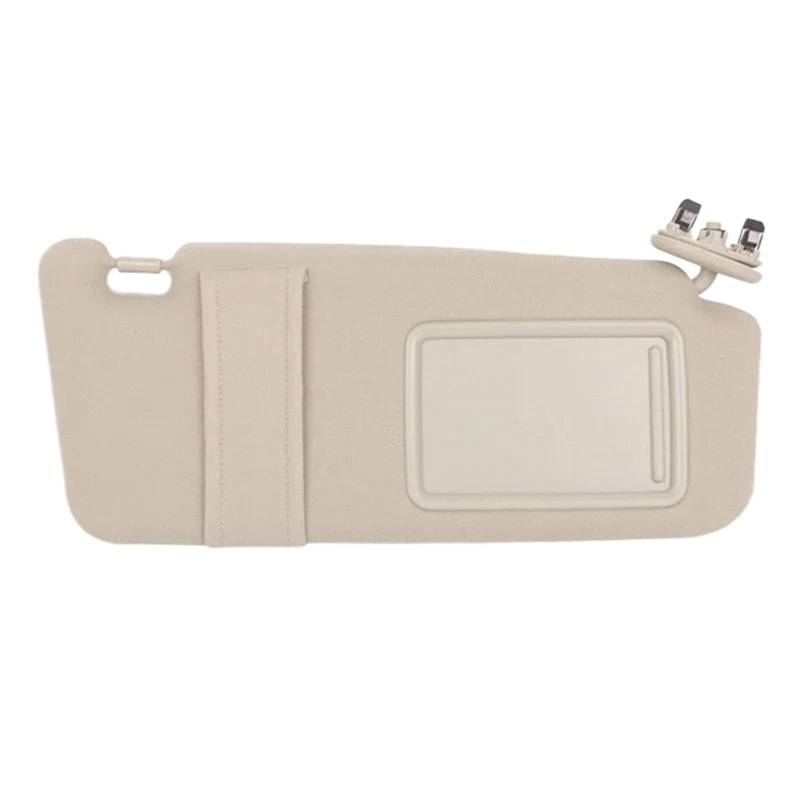 LFDTO Auto-Front-Windschutzscheiben-Sonnenblende, Sonnenschutz, passend for Toyota Camry 2007–2011, 74310-06750-E0(1pc Beige Right) von LFDTO