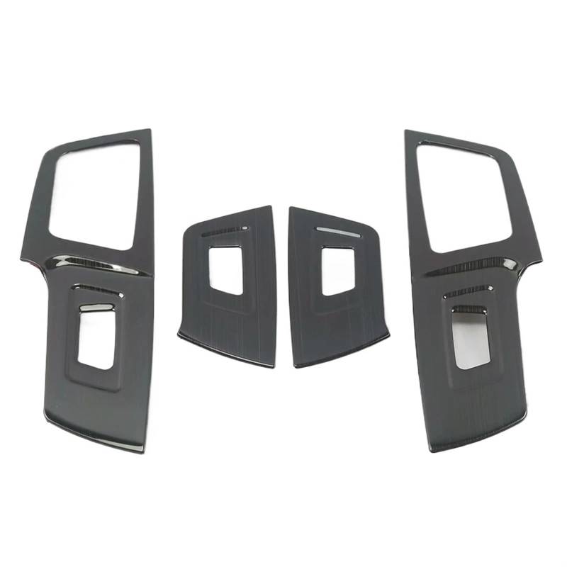 LFDTO Auto Innentür Armlehne Fenster Glas Lift-Taste Schalter Panel Abdeckung Trim Fit for Volkswagen Passat B8 2016-2021 Zubehör innen(Black) von LFDTO