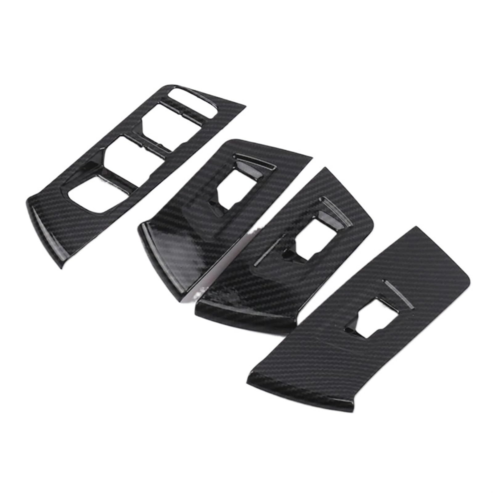 LFDTO Auto Innentür Armlehne Fenster Glas Lift-Taste Schalter Panel Abdeckung Trim Fit for Volkswagen Passat B8 2016-2021 Zubehör innen(Carbon Fiber) von LFDTO