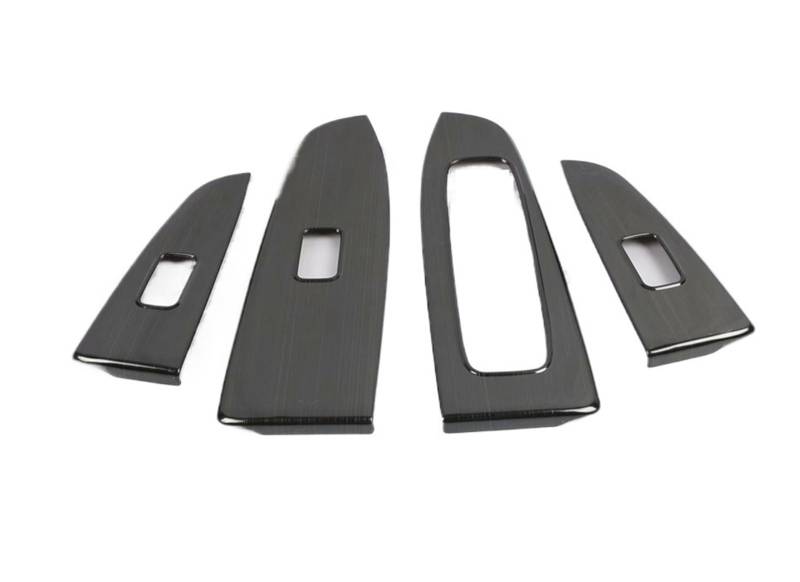 LFDTO Auto Innentür Armlehne Fenster Glas Lift-Taste Schalter Panel Abdeckung Trim Zubehör Fit for Kia Forte Cerato K3 2019-2023(Black Brushed) von LFDTO