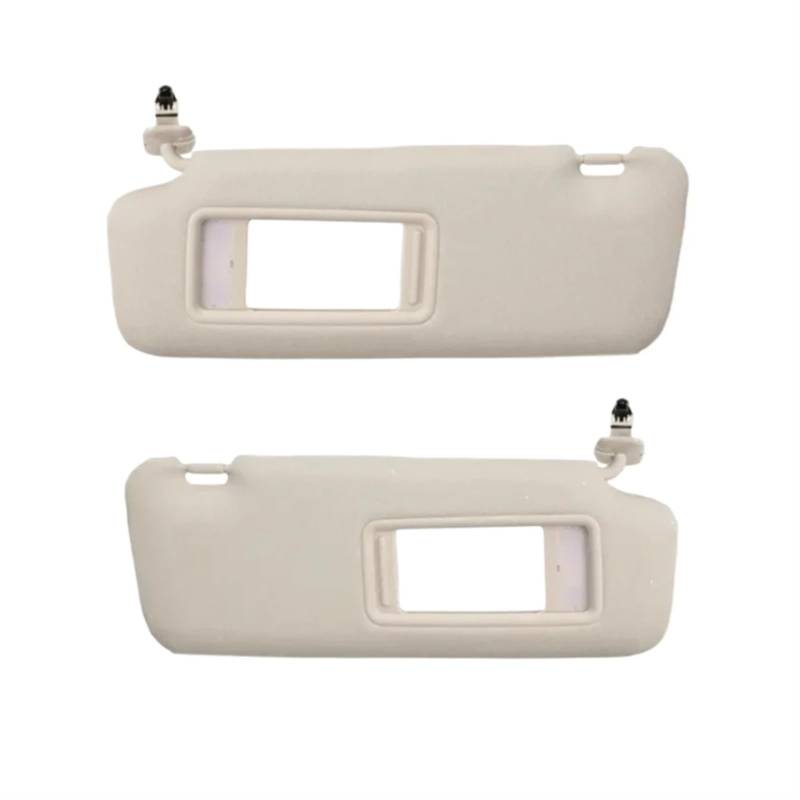 LFDTO Auto-Sonnenblende, Links und rechts, Fahrerseite, Beifahrerseite, Sonnenblende, passend for Mazda CX9 2010–2015, TDY1-69-320, Sonnenschutz mit Licht(Beige-L-R) von LFDTO