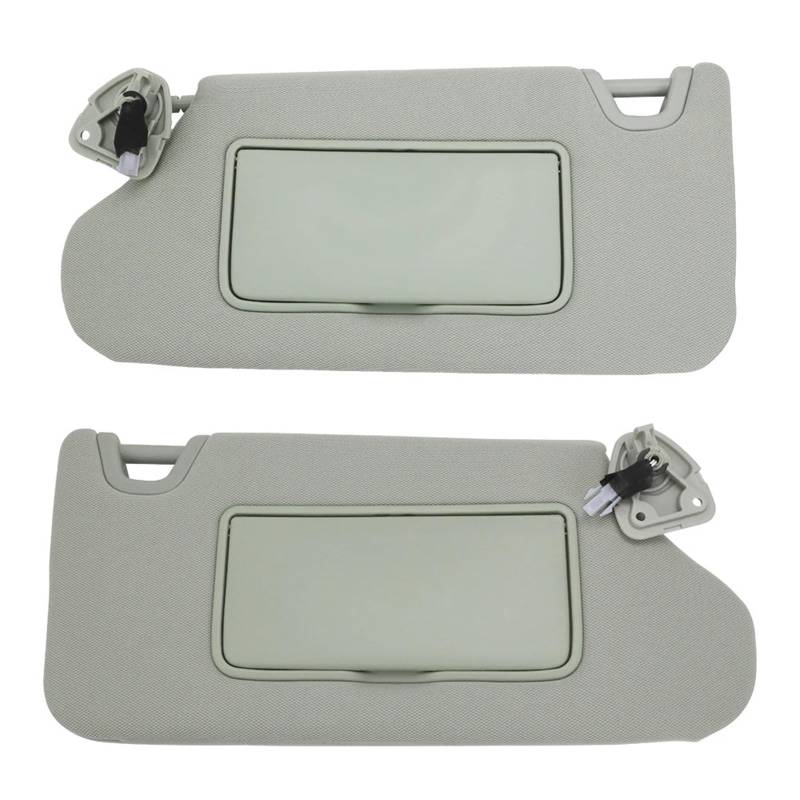 LFDTO Auto Sonnenblende Beige Linke Seite Rechte Seite Fahrer Beifahrerseite Kunststoff Material Passend for Nissan Altima 2013 2014 2015 2016 2017 2018(Grey Set) von LFDTO