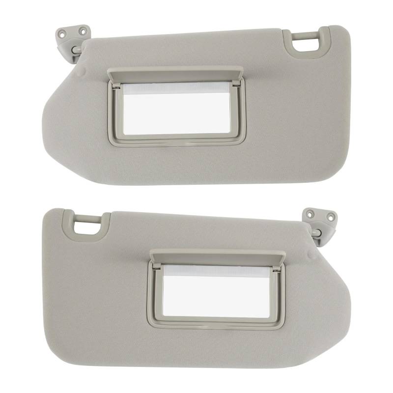 LFDTO Auto-Sonnenblende passend for Infiniti QX60 2014–2017 mit Kosmetikspiegel-Abdeckplatte for Blockieren von Sonnenlicht 96401-9PB0A 96400-9PB0A(Gray a Pairs) von LFDTO