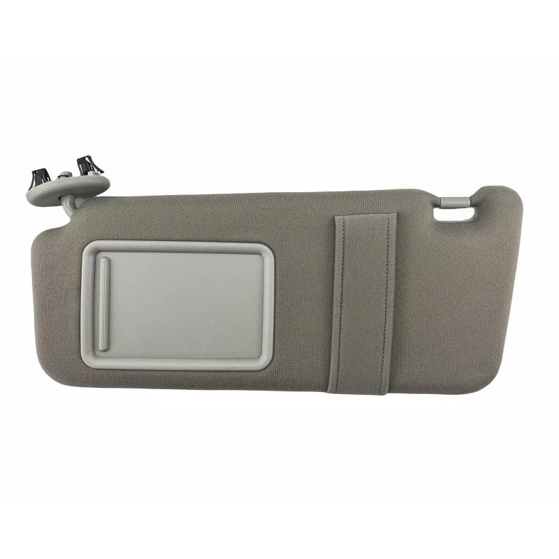 LFDTO Beige-Grauer Auto-Innenspiegel vorne, Sonnenblende, ohne Licht, passend for Toyota Camry 2007–2011, OE 74310-06750-E0 74320-06780-B0(Gray Left Driver) von LFDTO