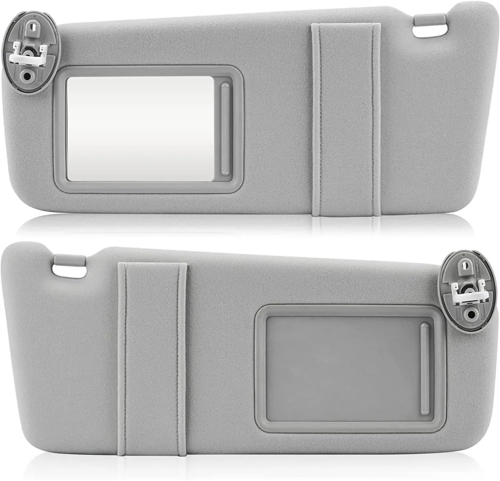 LFDTO Grau Beige Auto-Innensonnenblenden mit Licht und Schiebedach, passend for Toyota Venza 2009–2016, OEM 74320-0T022-B1 74310-0T022-B1(Gray Left and Right) von LFDTO