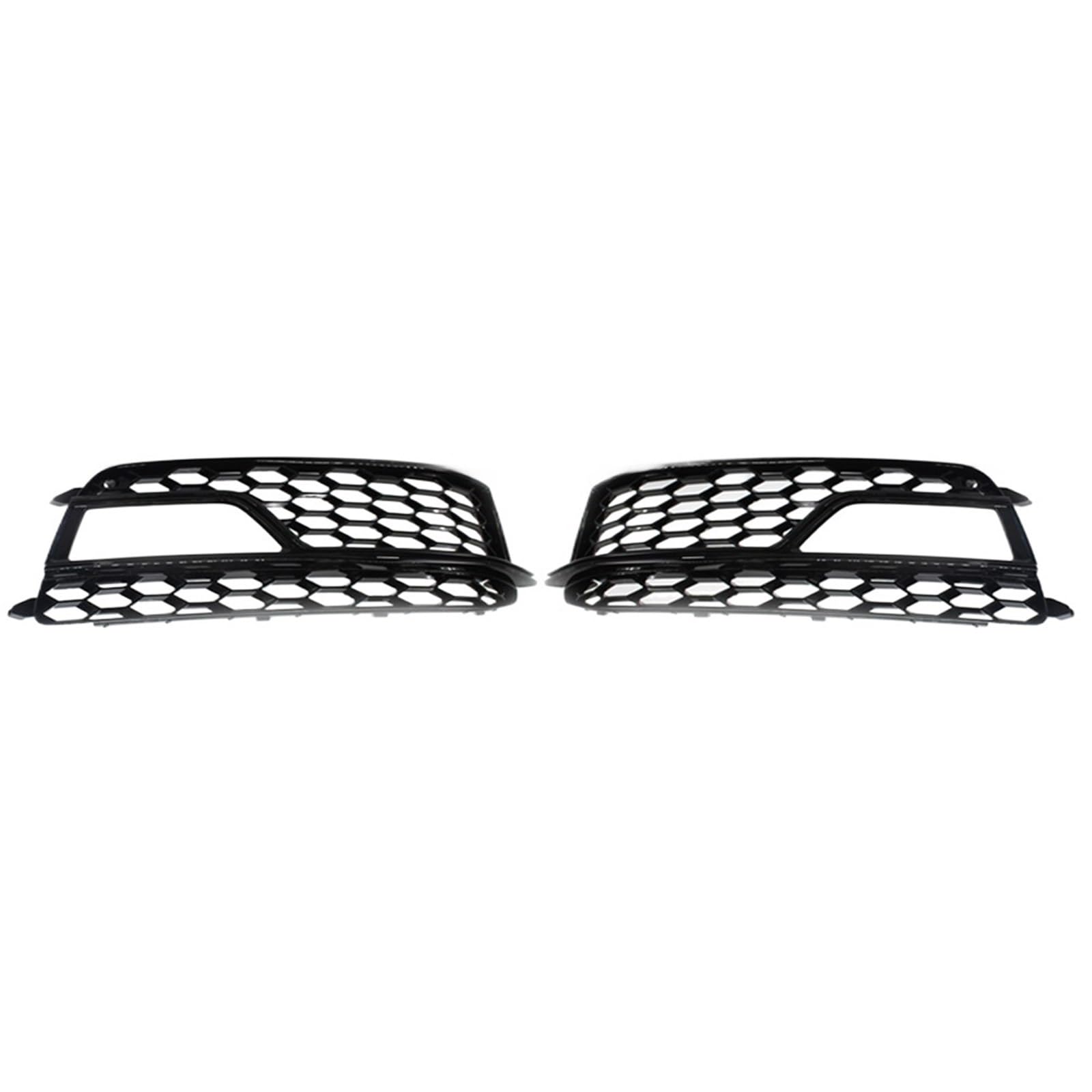 LFDTO Honeycomb Mesh Auto Front Stoßstange Nebel Licht Grill Grille Abdeckung Fit for S5 A5 S-Lines 2013 2014 2015 2016 8T0807681M(Black) von LFDTO