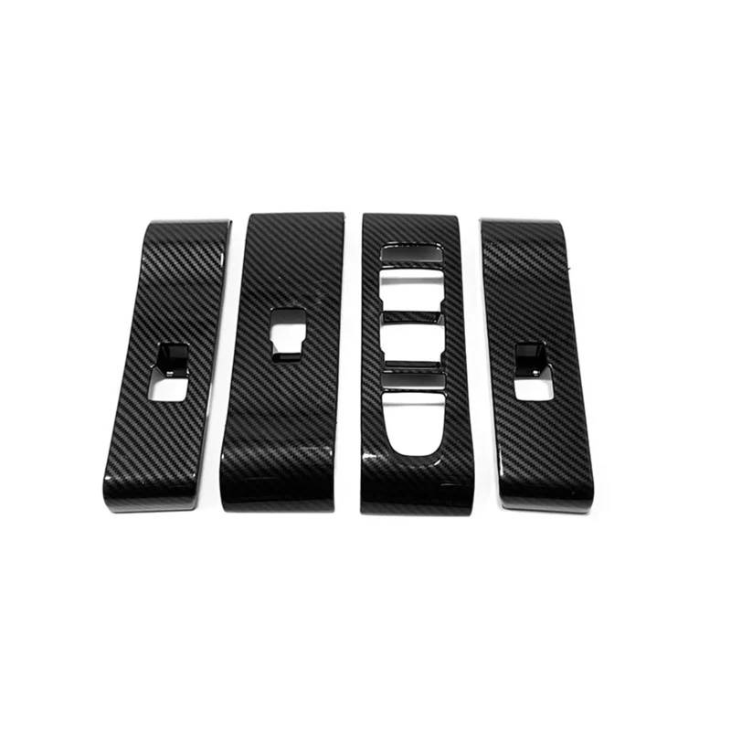 LFDTO Links/Rechts Hand Stick Innen Aufkleber Fensterheber Schalter Taste Panel Schalter Trim Zubehör Fit for BYD ATTO 3 2021 2022 2023(LHD) von LFDTO