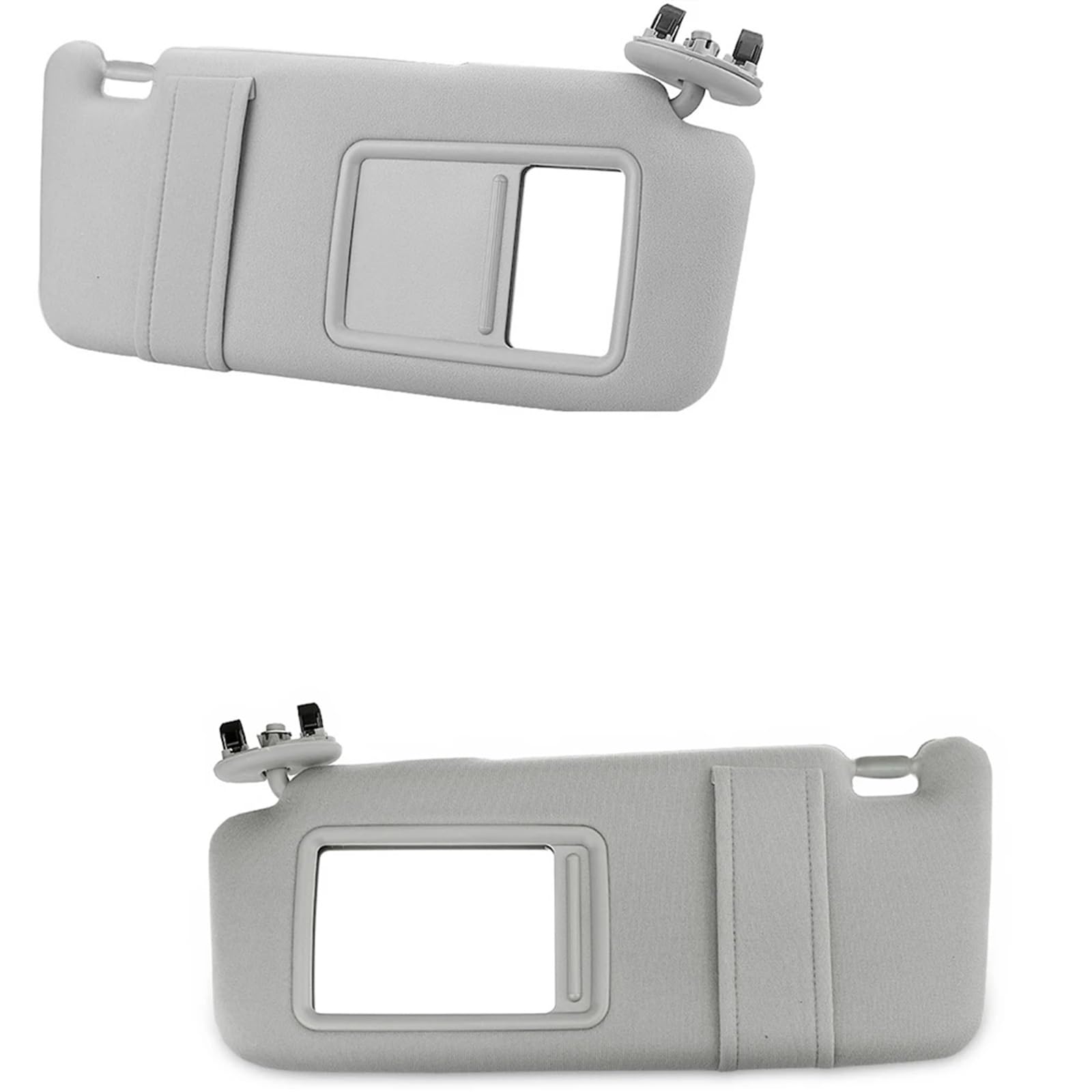 LFDTO Passend for Toyota Camry 2007–2011, graue Sonnenblende, ohne Kosmetiklampe, Links/rechts, Auto-Frontfenster, Blindschutz, Schattenabdeckung, Sonnenblende, Sonnenschutz(2xLeft-Right) von LFDTO