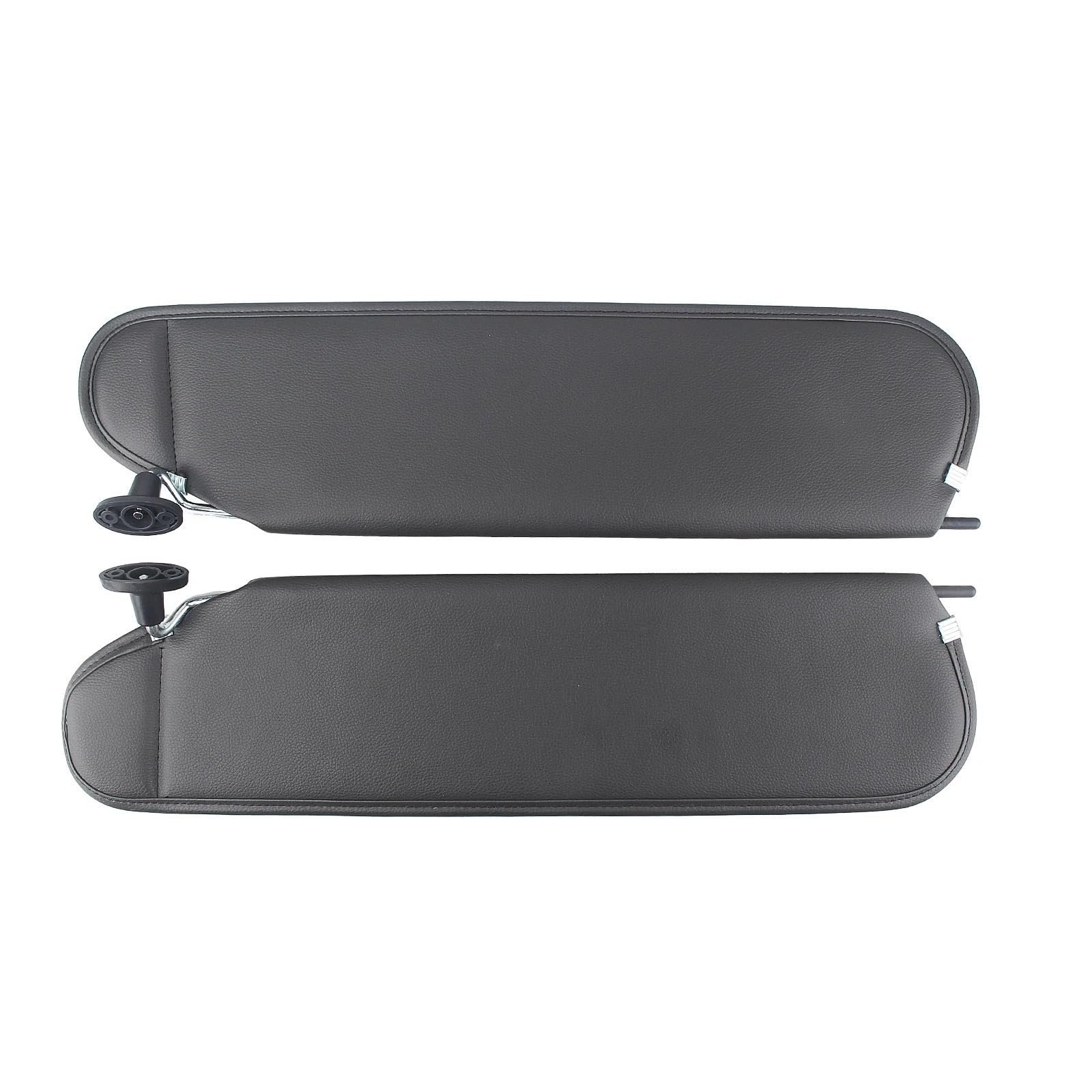 LFDTO Sonnenblende, passend for Jeep Wrangler TJ 1997–2002, schwarz, innen vorne Links, rechts, for Fenster, Jalousie, Sonnenschutz(2pcs Left-Right) von LFDTO