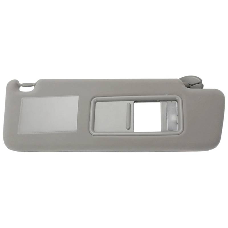 LFDTO Sonnenblende Fahrer Beifahrerseite Sonnenblende Mit Lampe Passend for Toyota Land Cruiser J12 2002-2009 74310-6A020 Sonnenblende Sonnenschutz(Gray Right) von LFDTO