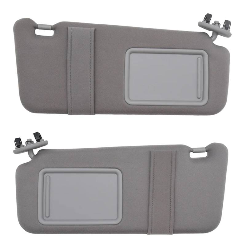 LFDTO Sonnenblende ohne Licht auftragen, passend for Toyota Camry 2007 2008 2009 2010 2011 OEM 74320-06780-B0 74310-06750-E0(Grey Left and Right) von LFDTO