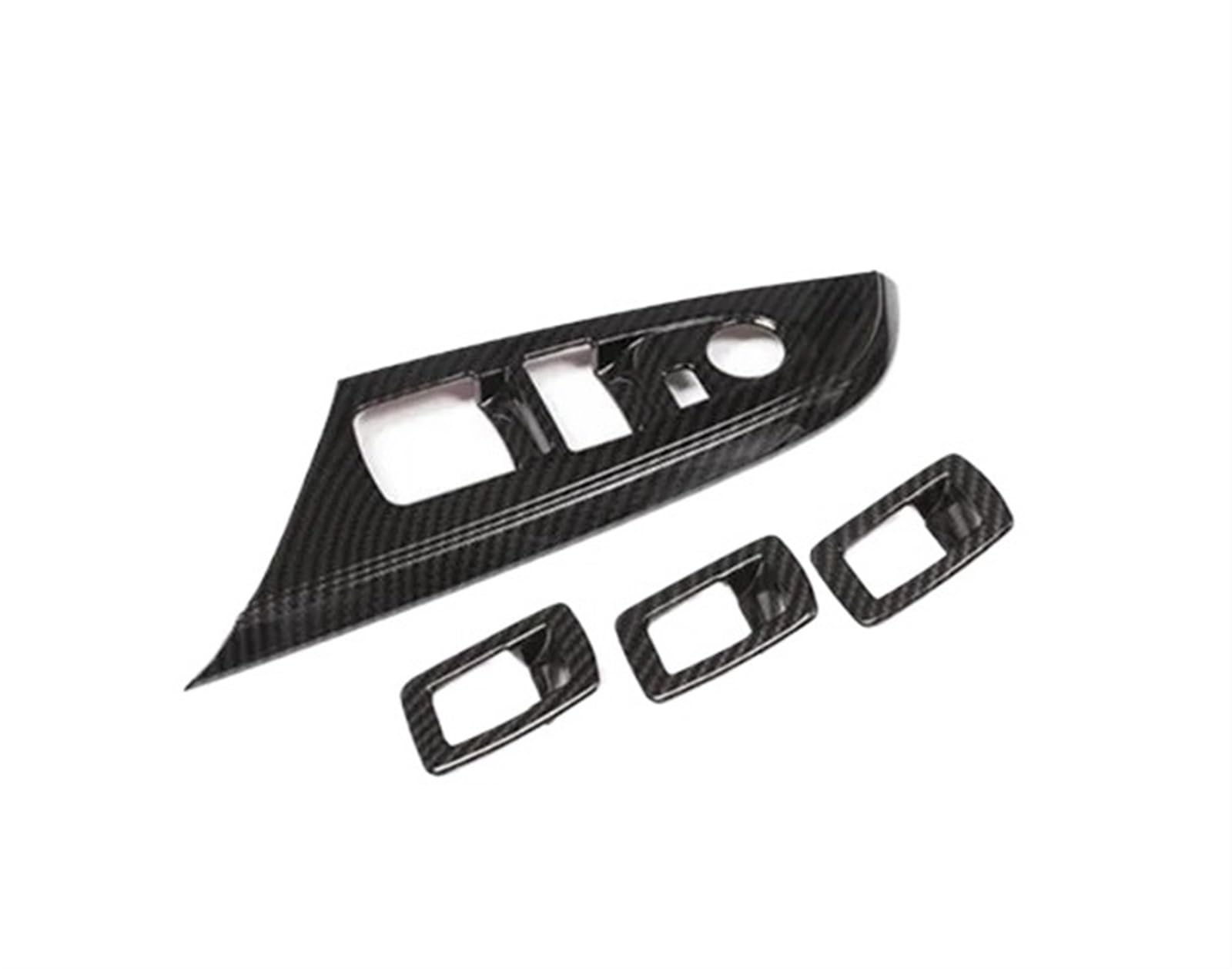 LFDTO Türgriff Halter Fenster Lift-Taste Schalter Panel Abdeckung Trim Fit for BMW X3 F25 / X4 F26 2012-2017 Zubehör Auto-styling(Model A) von LFDTO