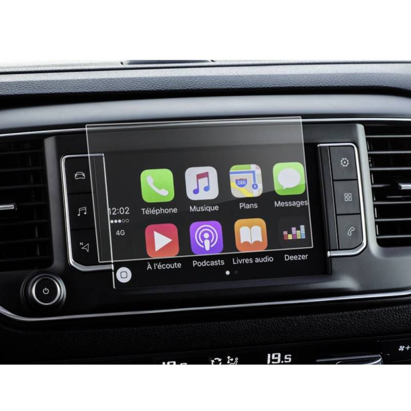 LFOTPP C4 / C4 Picasso/Grand C4 Picasso 7 Zoll Navigation Panzerglas Schutzfolie, Auto Zubehör GPS Navi Radio Displayschutzfolie von LFOTPP