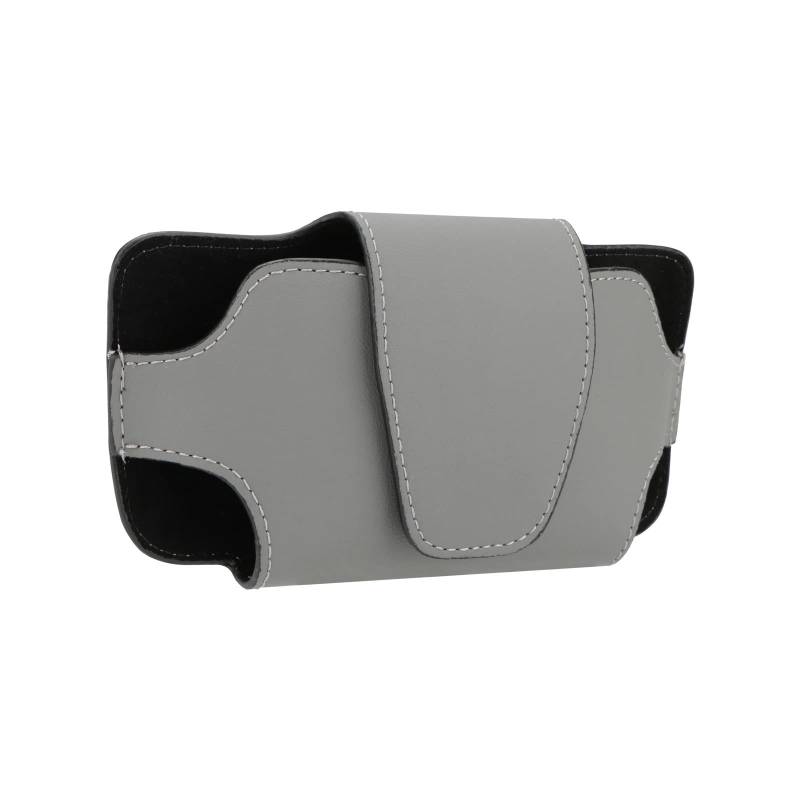 LFOTPP Sonnenblende Brillenhalter für alle Automodelle, Auto Sun Visor Aufbewahrungstasche PU Leder, Universal Auto Zubehör Sonnenbrille Brillenetui Organizer (Grau) von LFOTPP