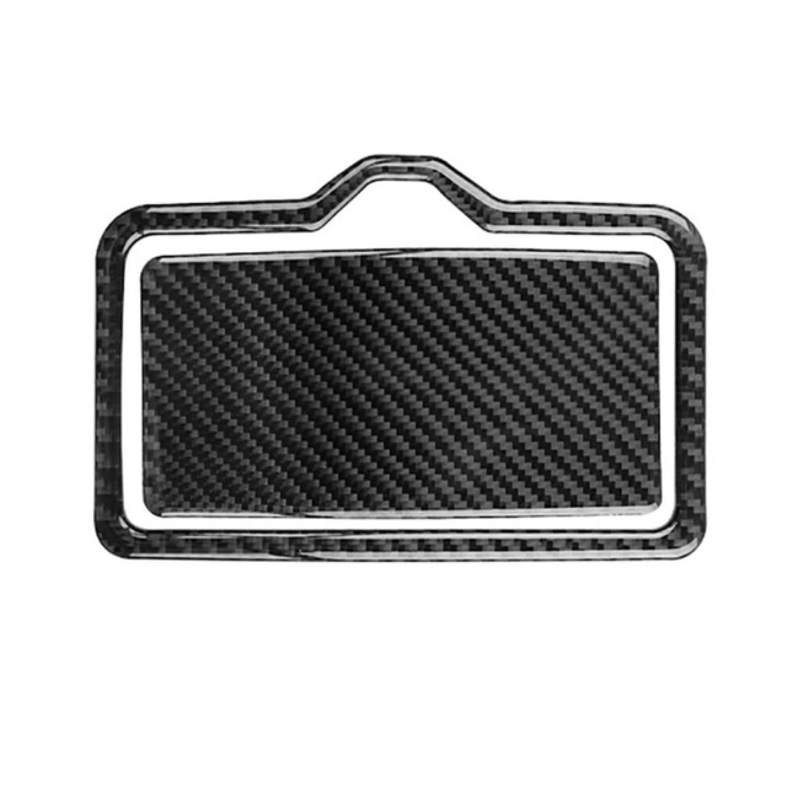 Auto Hinten Armlehne Box Aufkleber Wasser Tasse Halter Panel Carbon Faser Dekoration Auto Innen Zubehör Für Audi Q5 GJ 2018–2021 von LFWAEE