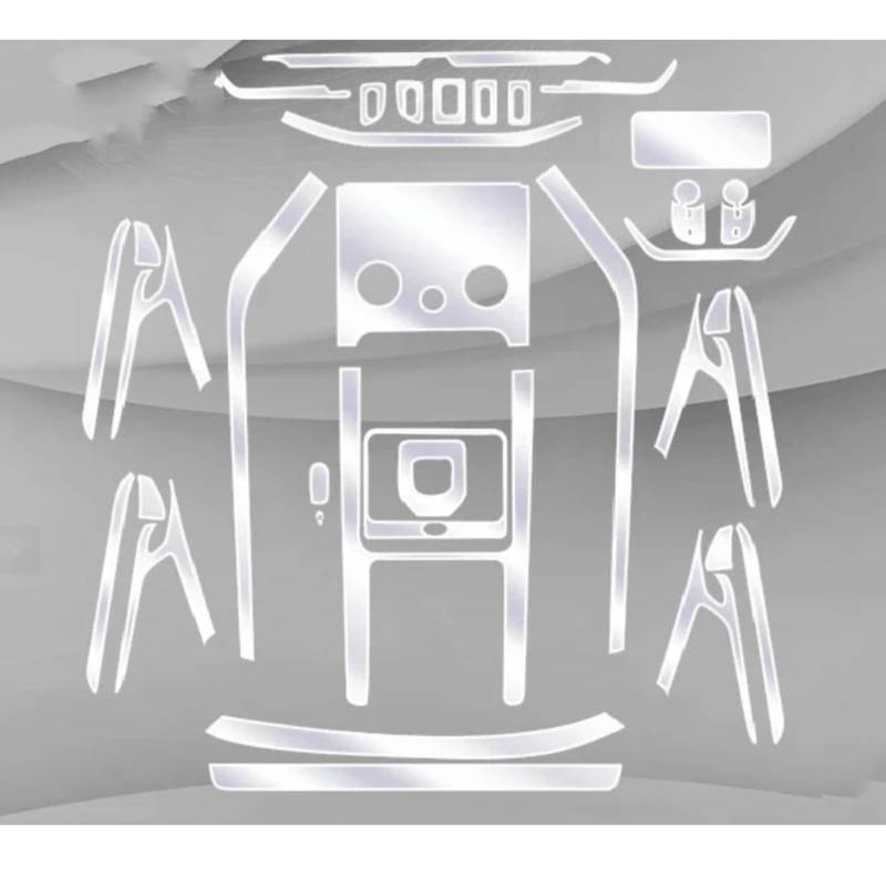 Für Land Range Für Rover Evoque 2019–2023, Auto-Innenraum-Mittelkonsole, transparente TPU-Schutzfolie, kratzfestes Reparaturzubehör von LFWAEE