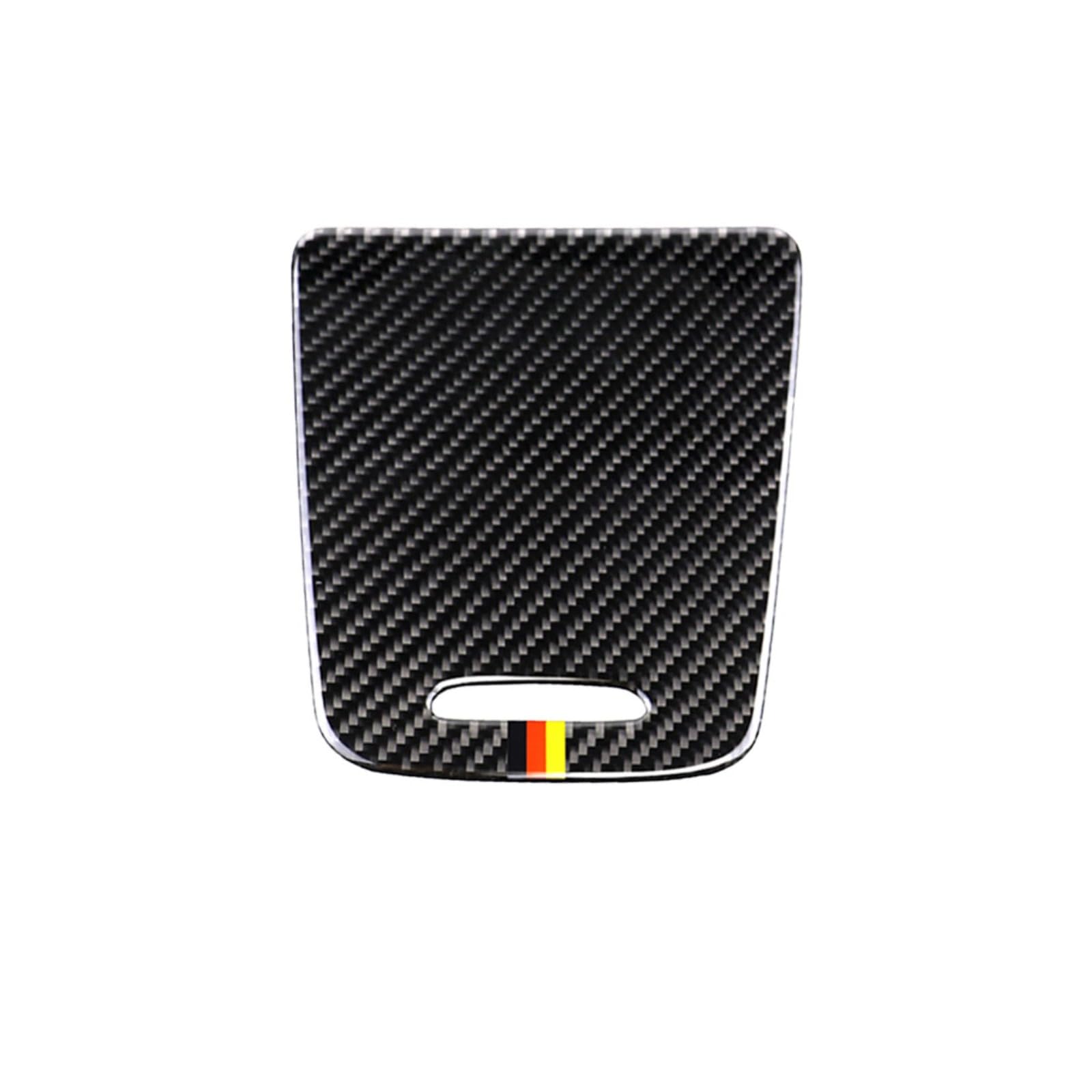 LFWAEE Auto-Carbon-Faser-Center-Bedienfeld-Zigarettenanzünder-/Aufbewahrungsbox-Abdeckung (Teil B mit Farbe) Für Benz A GLA CLA Klasse W176 X156 C117 von LFWAEE