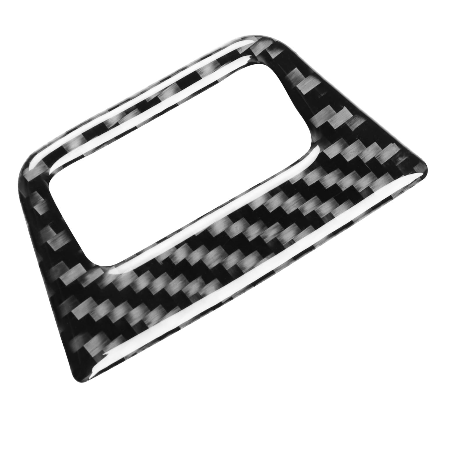 LFWAEE Auto Stamm Schalter Aufkleber Hinten Tür Control Taste Abdeckung Trim Carbon Faser Textur Dekor Zubehör Für Audi Q7 4L 2008–2015 von LFWAEE