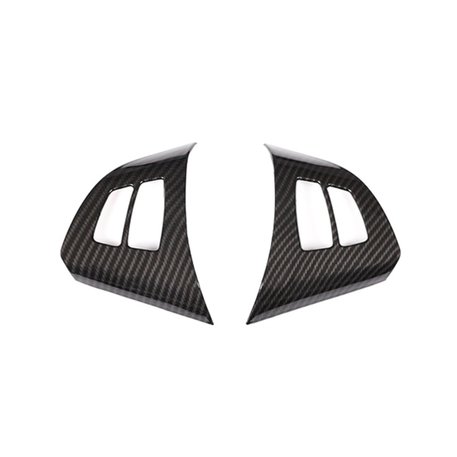 LFWAEE Auto-Styling-Carbonfaser-Textur, Innen-Lenkrad-Panel, Schalterknopf, Rahmenabdeckung, Verkleidung (Carbon-Textur) Für BMW X5 E70 2008-2013 von LFWAEE