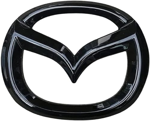 Auto Emblem Aufkleber für Mazda 6 2007-2012,Metall Sport-Aufkleber Emblem Logo Kotflügel Seitenaufkleber Auto-Emblem-Autoaufkleber für Alle Embleme Am Auto Oder Motorrad Autozubehör,Black von LFWCZS