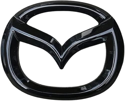 Auto Emblem Aufkleber für Mazda 6 2018-2023,Metall Sport-Aufkleber Emblem Logo Kotflügel Seitenaufkleber Auto-Emblem-Autoaufkleber für Alle Embleme Am Auto Oder Motorrad Autozubehör,Black von LFWCZS