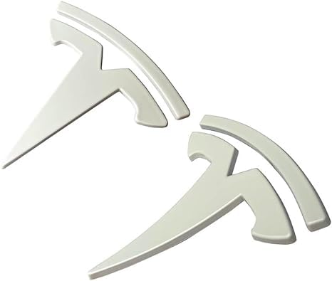 Auto Emblem Aufkleber für Tesla Model S 2016-2023,Metall Sport-Aufkleber Emblem Logo Kotflügel Seitenaufkleber Auto-Emblem-Autoaufkleber für Alle Embleme Am Auto Oder Motorrad Autozubehör von LFWCZS