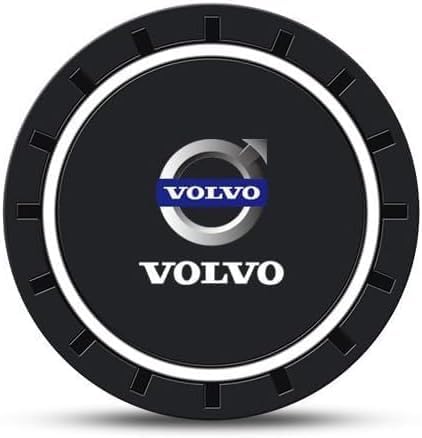 Auto Untersetzer für Volvo S80 2011-2016,Silikon Auto Getränkehalter Untersetzer Kaffee Tee Pad für Getränke Tasse Temperaturbeständigkeit rutschfest Auto Innere Zubehör,A-2Pcs von LFWCZS