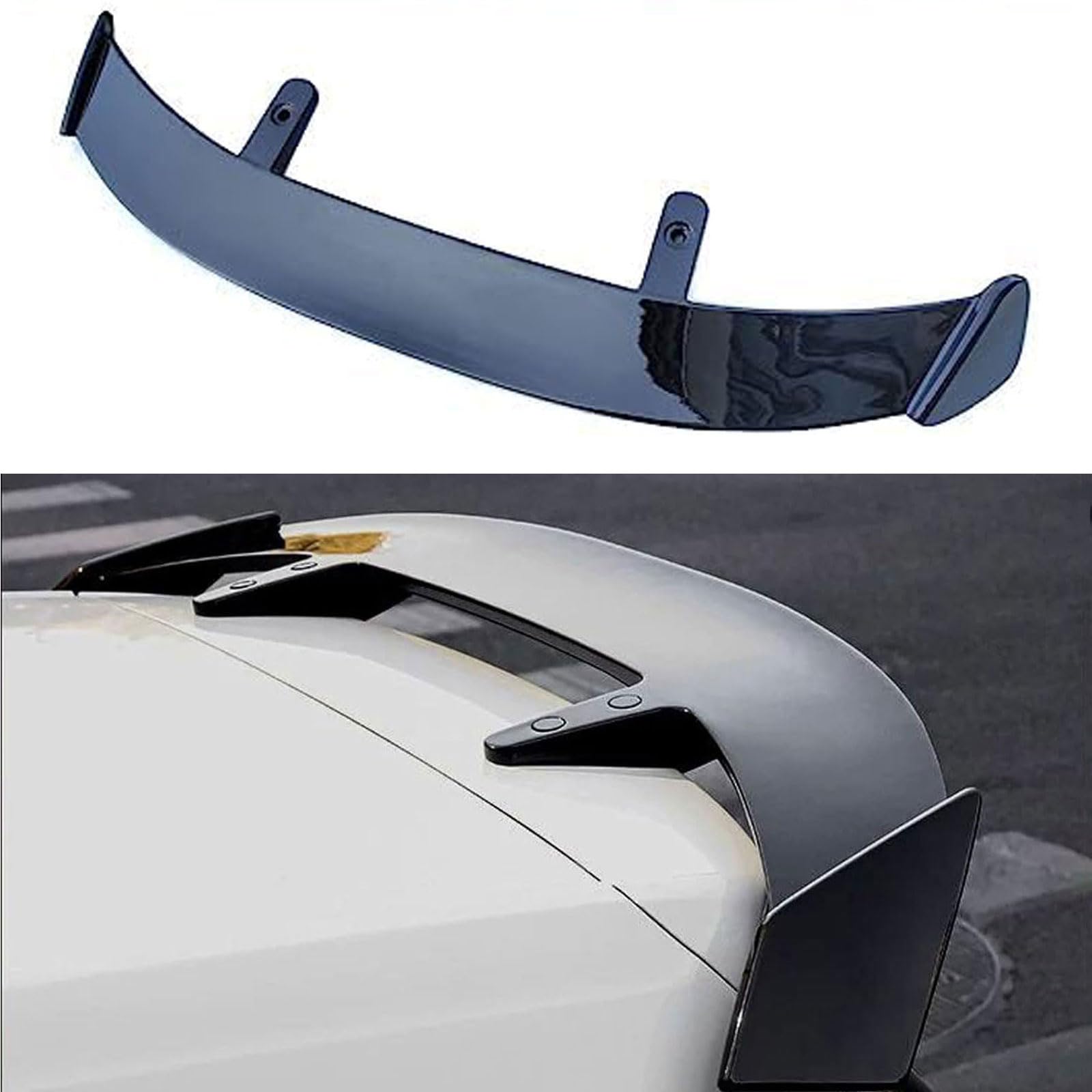 Auto Heckspoiler für Peugeot 408 (P54) 2022 2023 2024 2025, Heckflügel Kofferraumspoiler Lippe Auto Kofferraum Spoiler Dachspoiler Tuning Zubehör,Black von LGDONGFC