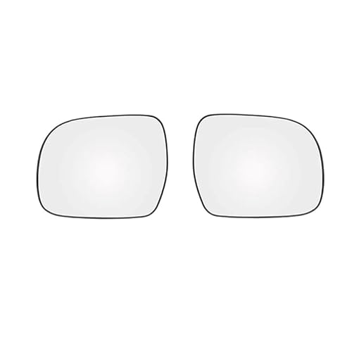 Spiegelglas Ersatz für Hilux 05-15, Außenspiegel Glas Asphärisch, Links Rechts Verstellbar, Beheizbar Umkehrlinse, Ersatzspiegelglas, C calienta un par von LGTT