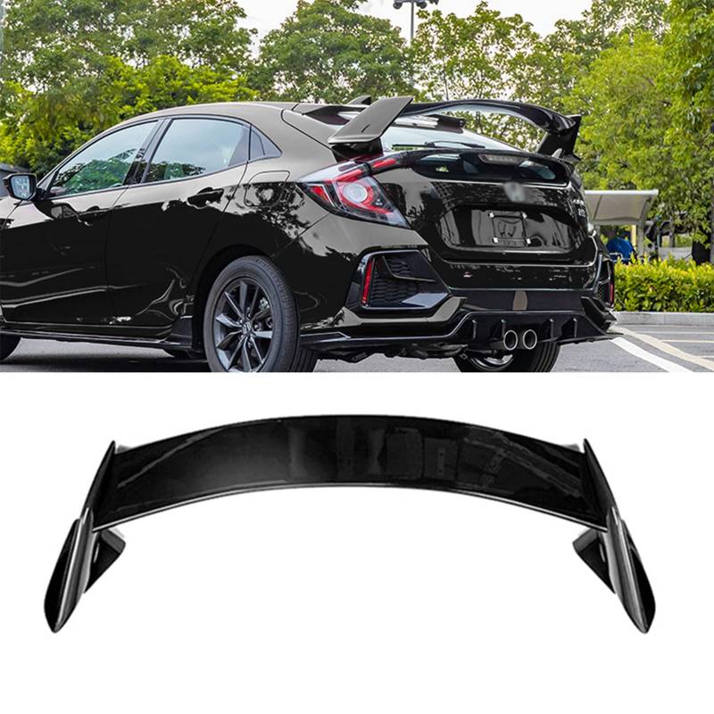 LHDQ Auto Heckspoiler für Hon-da Civic 2016-2021, Spoiler Wing ABS Racing Heckspoiler Spoiler Dekoration Stoßstange Spoiler von LHDQ