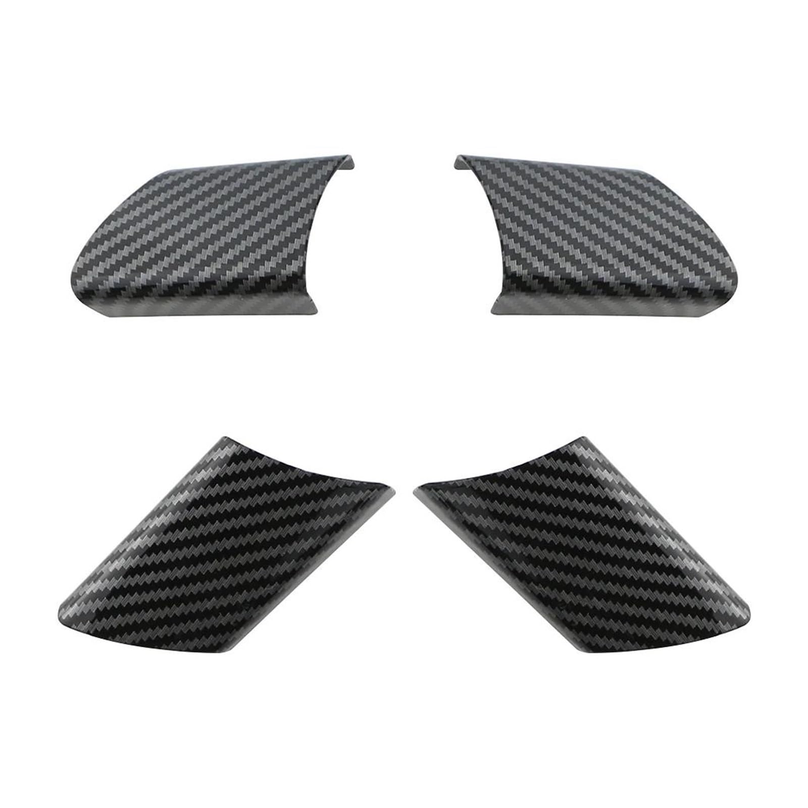 LHHDM Für VW Polo Für Fox 2003 2004 2005 2006 2007 Autozubehör Innenausstattung Carbon Fiber Lenkrad Panel Abdeckung Aufkleber von LHHDM