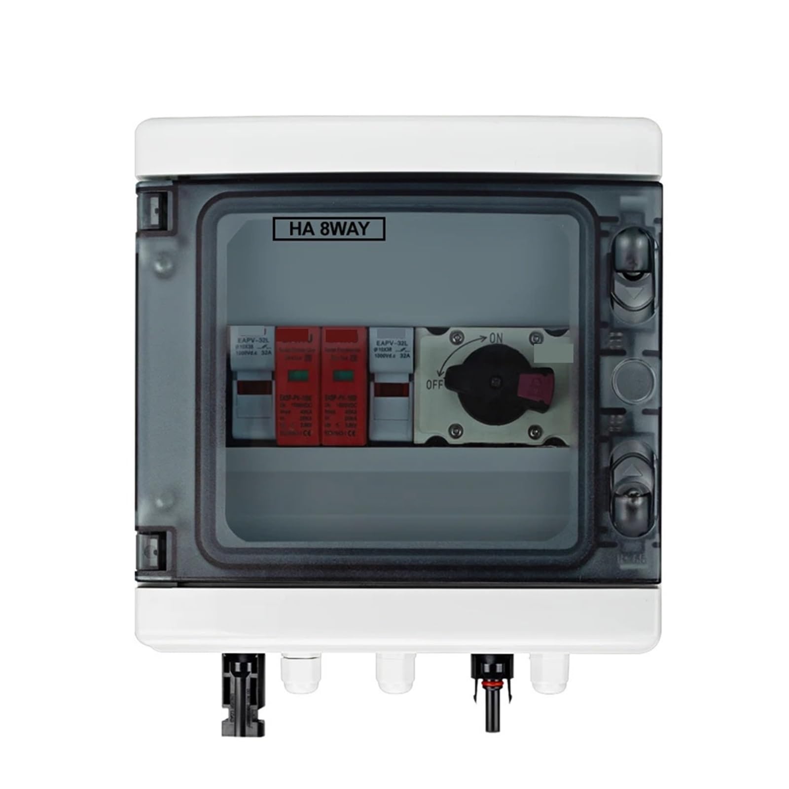 DC 1000 V Sicherung MCB SPD 1 Eingang 1 Ausgang Solar PV Surge mit DC Verteilerkasten Combiner Box IP65 1 Stück von LHKQHRDL