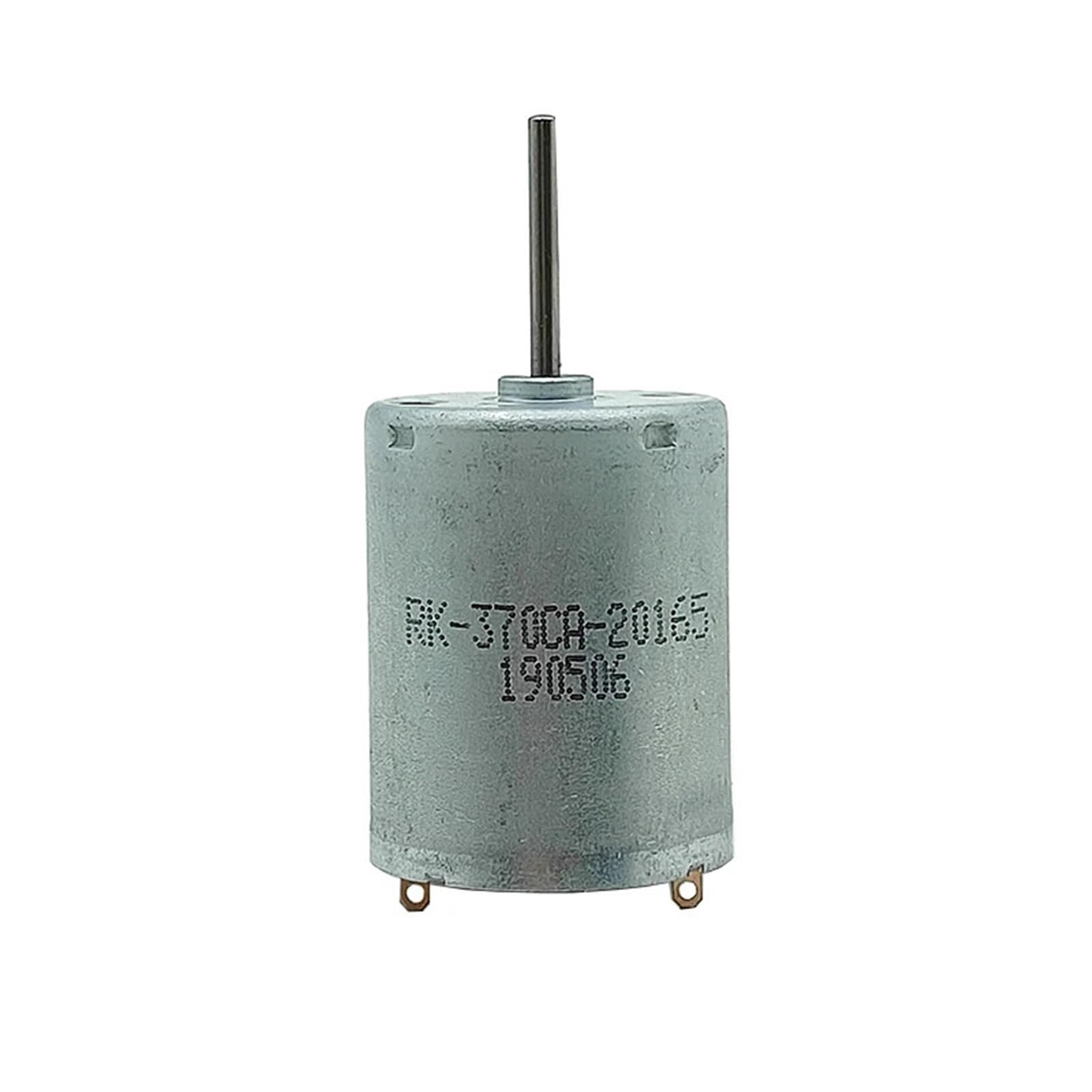 RK-370CA-20165 370 Motor DC 6V-12V 12500RPM Hochgeschwindigkeits-Kohlebürste 24mm Elektromotor 17mm langer Schaft 1St von LHKQHRDL