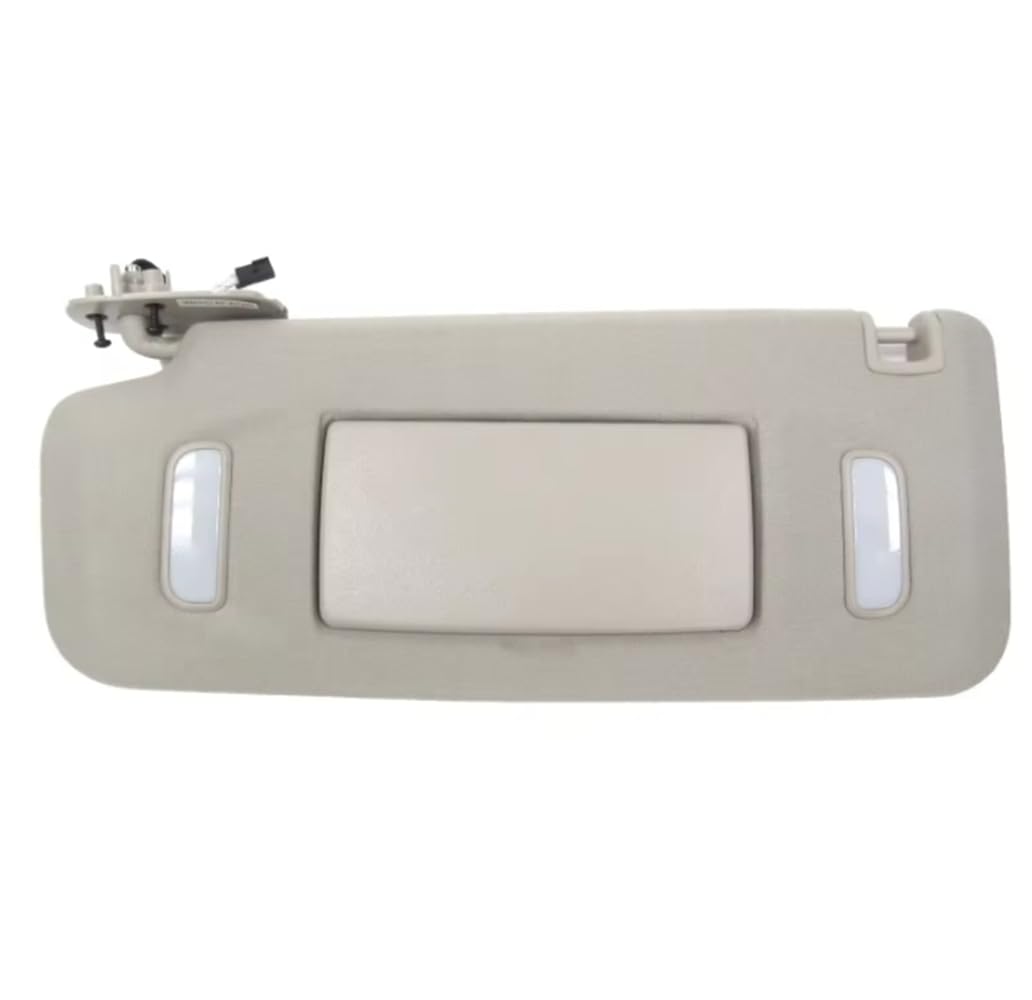 LHLUCKY Car Sun Visor Grey Side Sunchade Cover Mit Make-Up-Spiegel Für Chevrolet/GMC/Cadillac Escalade 2007-2014,Left von LHLUCKY