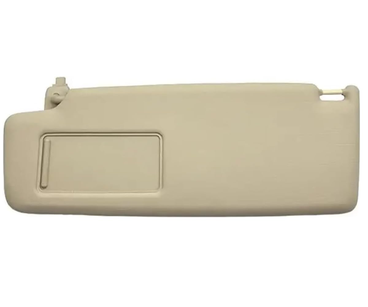 LHLUCKY Sonnenblende Für VW Tiguan 2009 2010 2011 2012 2013 2014 2015 Innensonnenblende Mit Lampe Frontsonnenschutz Montage Autozubehör,Beige Left von LHLUCKY