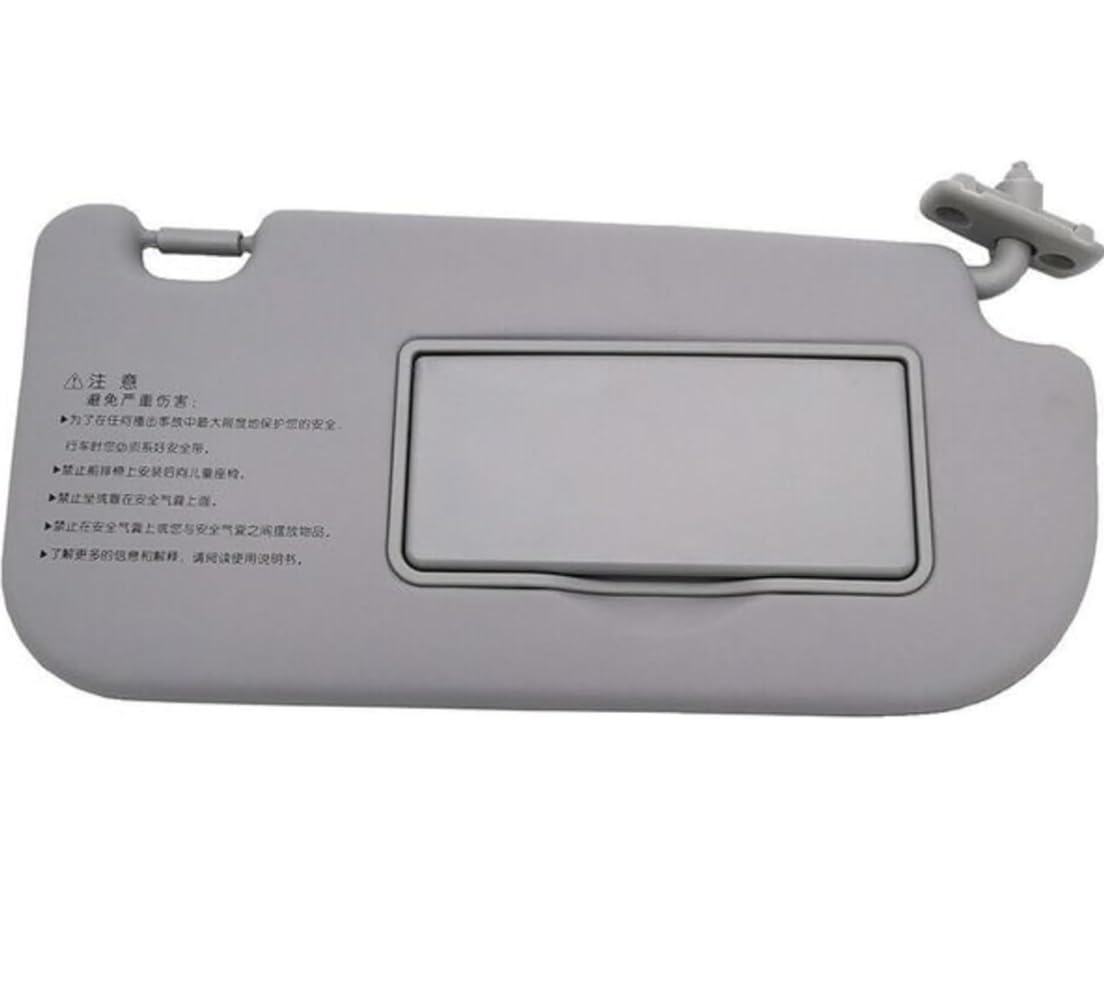 LHLUCKY Sun Visor Shield Shade Board Mit Spiegel Für Kia Sportage KM 2004 2005 2006 2007 2009 2009 8520103000 8520203000,Grey Right von LHLUCKY