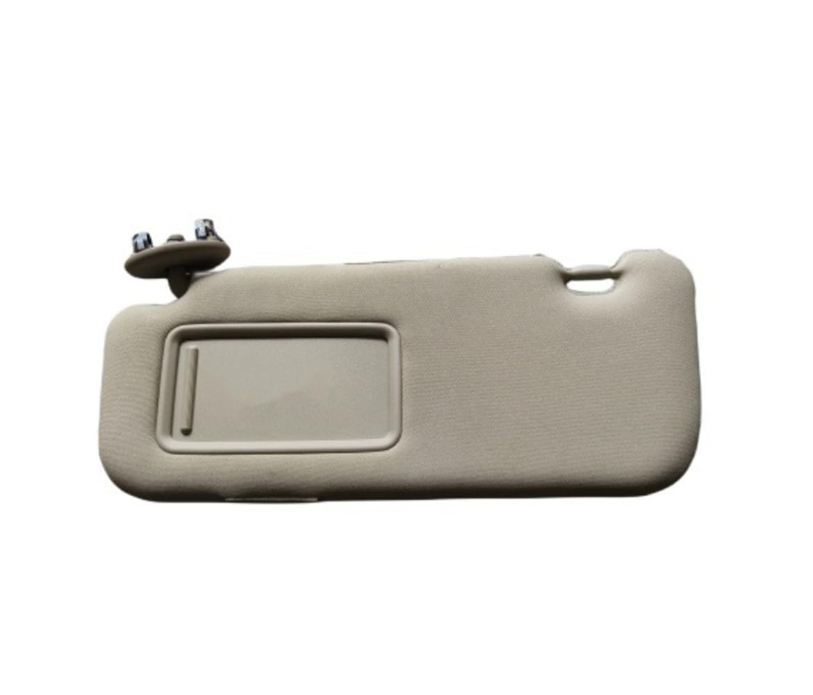 Sun Visor 2007-2013 Mit Waschtischspiegel-Auto-Innenzubehör Für Toyota Corolla 7432002711 7432002640B1 Dauerhaft,Beige Left von LHLUCKY