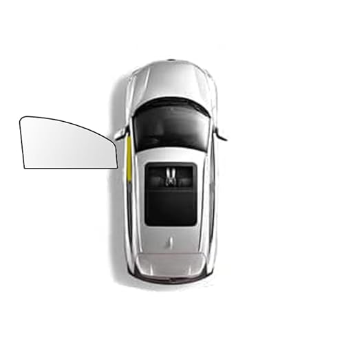 Auto Sonnenschutz für Seitenscheiben für Mercedes Benz GL63 2006-2015, UV Schutz, Mesh, Atmungsaktives Bleiben kühl Seitenfenster Sonnenblende, D 1 main von LHMM