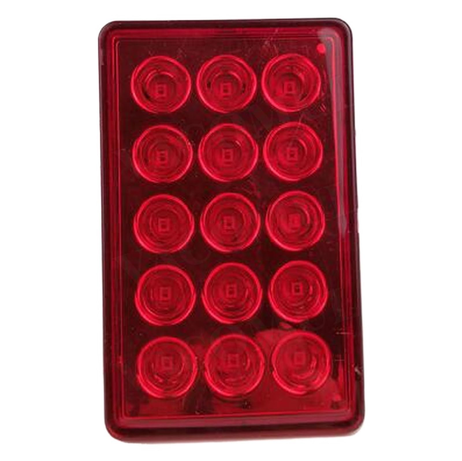 Dritte Bremslicht Spoiler Diffusor Universal for Auto FAHREN Bremsleuchten Stoßstange Abdeckung Lampe Pilot Rot Weiß Schwarz (Color : A15 Style Red) von LHSJYG