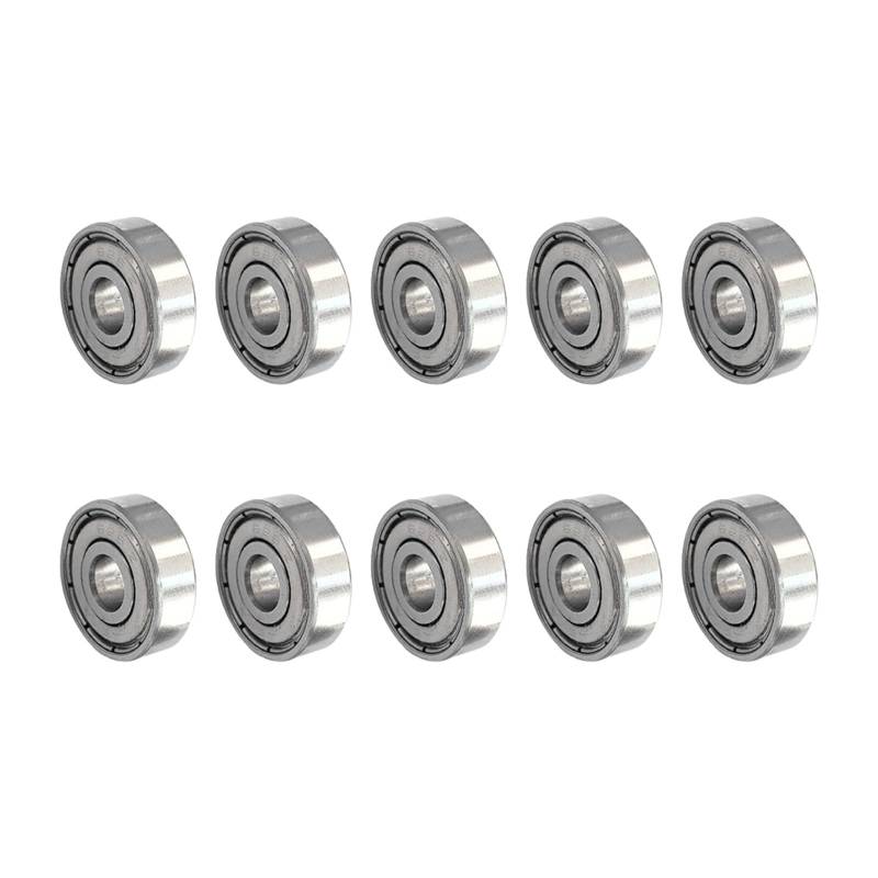 LHYFAGQK 10/20 Stück Kugellager Rillenkugellager for Skateboard Roller 3D-Drucker Lager 688ZZ 608ZZ 623ZZ 625ZZ 685ZZ(626ZZ 6x19x6mm,10PCS) von LHYFAGQK