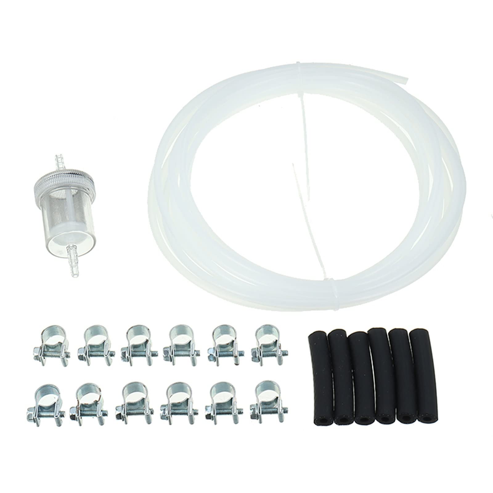 LHYFAGQK 5 Meter transparentes Heizungs-Kraftstoffrohr-Set Kraftstofffilter-Schlauchleitungs-Clip-Kit Passend for Webasto Passend for Eberspacher Diesel von LHYFAGQK