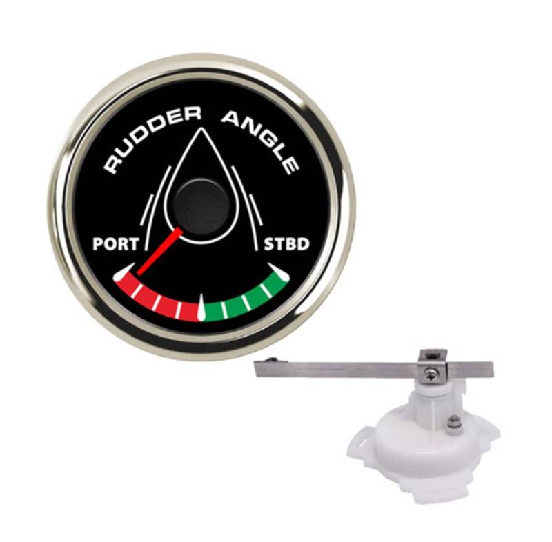 LHYFAGQK 52mm 0-190 Ohm Ruderwinkelanzeige for Ruderwinkelsensor 8 Farbe Hintergrundbeleuchtung 1 2V / 24V. LKW-Zubehör for Marine Boat-Set Digitale Drehzahlmesseranzeige(BS-sensor) von LHYFAGQK