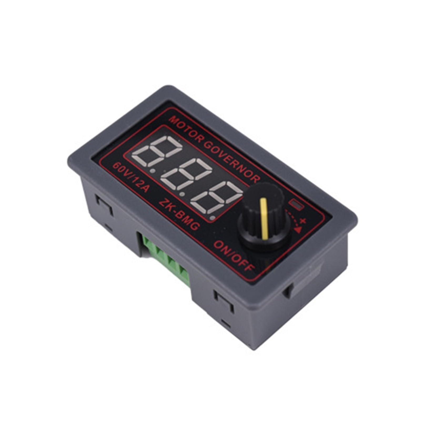 LHYFAGQK DC 9-60V 1 2V 24v 3 6V 48V 12A DC Frequenz-Motorsteuerung Einstellbare Geschwindigkeits-Digital-Display-Encoder Tastverhältnis ZK-BMG Regler für Gleichstrommotoren von LHYFAGQK