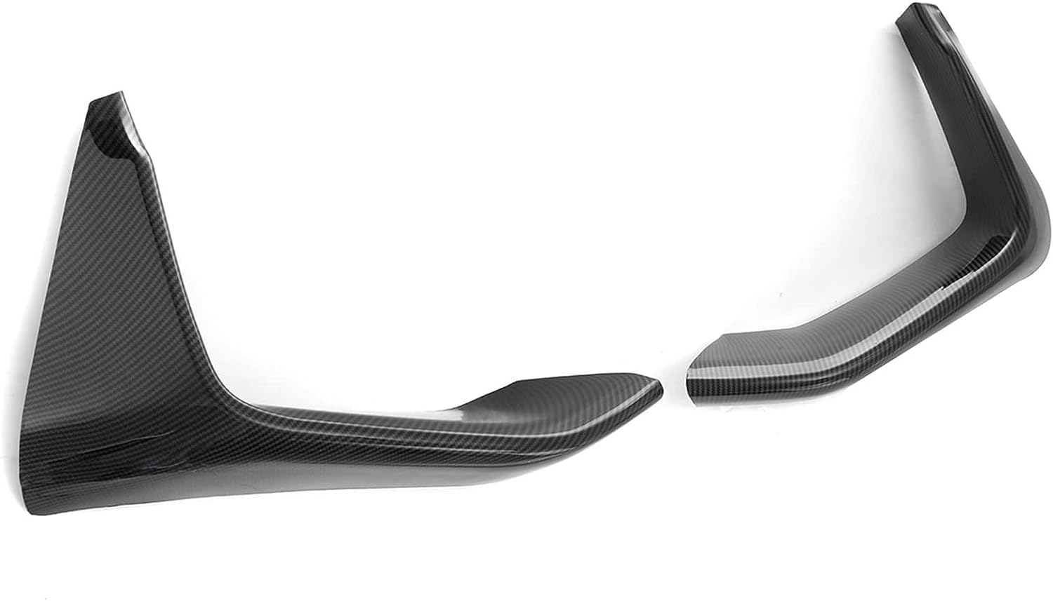 Auto-Seitenspoiler Für BMW F80 M3 F82 F83 M4 2014-2020,Auto Vorderen Stoßfänger Lippe Spoiler Splitter Canard Diffusor Frontstoßstange Spoiler,A-Carbon Fiber Look von LHyfA