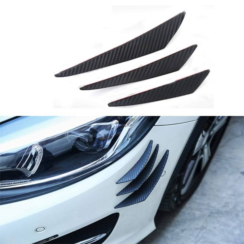 Auto-Seitenspoiler Für Mercedes Benz C C63 Mb W202 W203 W204 W205,Auto Vorderen Stoßfänger Lippe Spoiler Splitter Canard Diffusor Frontstoßstange Spoiler von LHyfA