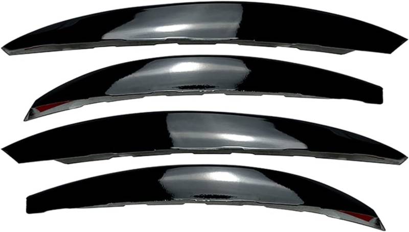 Auto-Seitenspoiler Für Mercedes Benz C-Klasse W206,Auto Vorderen Stoßfänger Lippe Spoiler Splitter Canard Diffusor Frontstoßstange Spoiler,B-Gloss Black von LHyfA