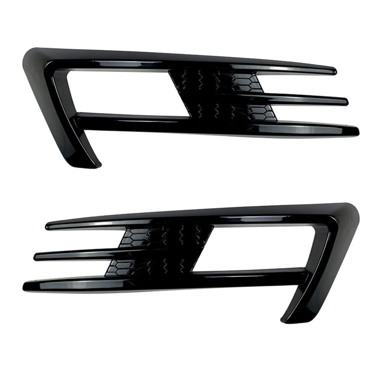 Auto-Seitenspoiler Für Vw Golf 7 MK7 2013-2016,Auto Vorderen Stoßfänger Lippe Spoiler Splitter Canard Diffusor Frontstoßstange Spoiler,B-Glossy Black von LHyfA