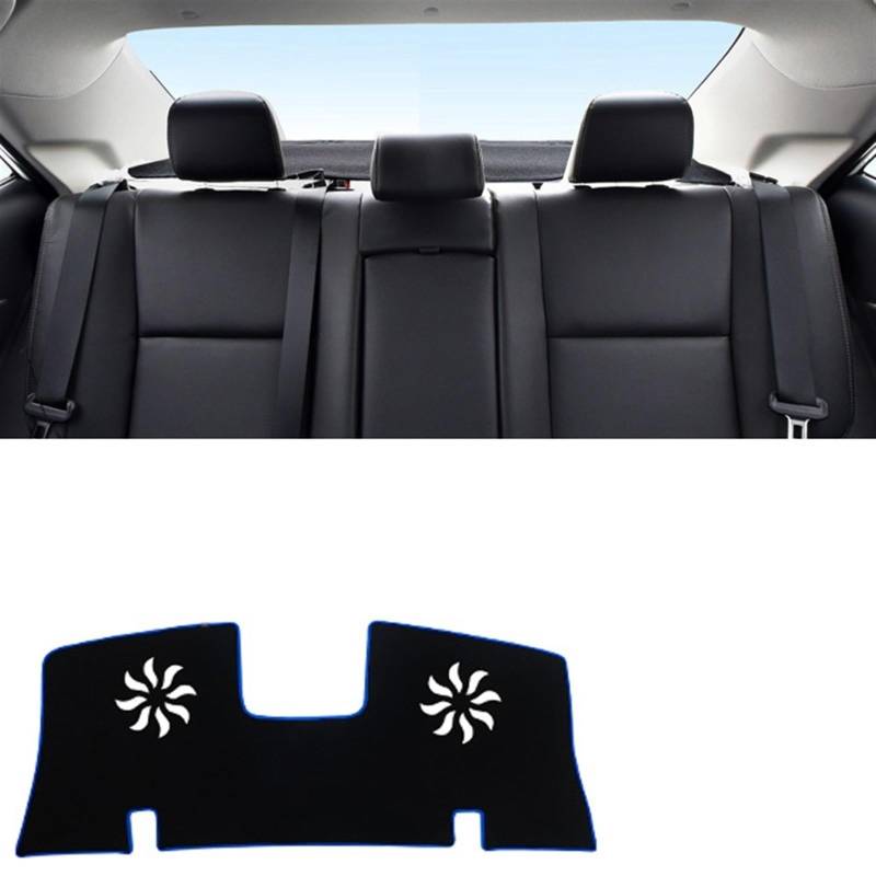 Auto Dashboard Abdeckung Für Toyota Für Corolla E150 E180 2006-2017 2018 Auto-Armaturenbrett-Lichtpads Vermeiden Instrumentenplattform Schreibtisch-Abdeckungsmatten Shade Board Pad(14-18 Rear Blue) von LIANGBAOS