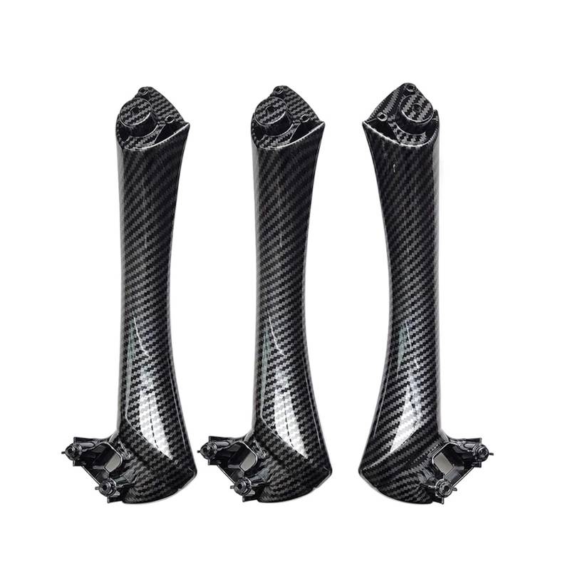 Auto Türgriff Innen Für 3 Serie E90 E91 316 318 320 325 328i LHD RHD Auto Innen Armlehne Carbon Faser Tür Pull Griff Mit Abdeckung Trim Auto Ersatz Türgriff Innen(RHD Inside Set) von LIANGBAOS