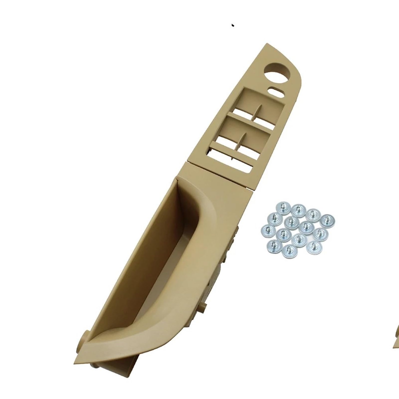 Auto Türgriff Innen Für 3er E90 E91 316 318 320 325 328i LHD Vorne Links Fahrertür Armlehne Abdeckung Panel Trim Pull Griff Auto Ersatz Türgriff Innen(Beige Low-end 35.5) von LIANGBAOS